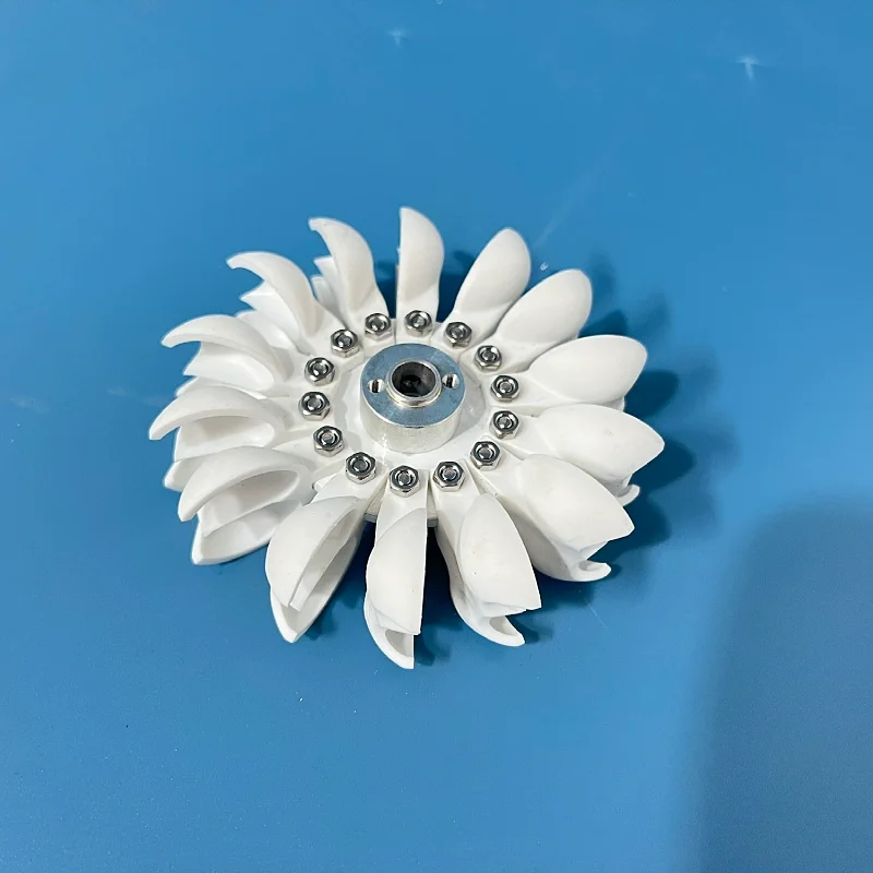 

High Efficiency Pelton Impeller Impact Water Wheel Bucket Disc DIY Hydroelectric Generator