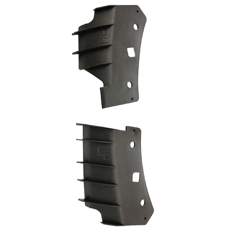 

2 PCS Car Bumper Mounting Bracket (LH+RH) 1084170-00-B 1084169-00-B Black ABS For TESLA Model 3 2017 2018 2019 2020 2021