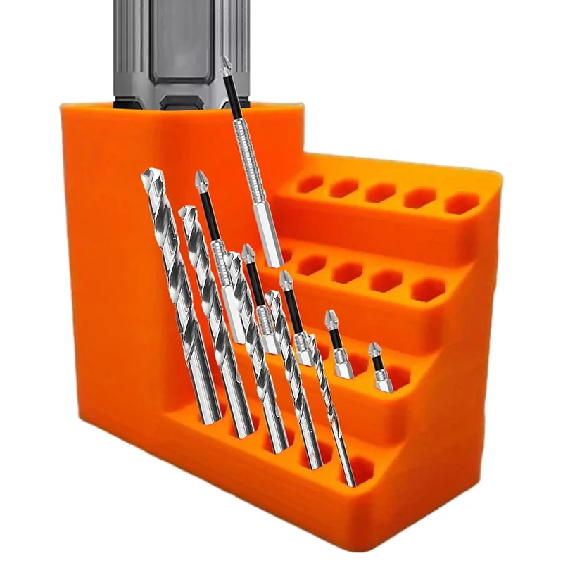 Professionelle Bohrer Racks Elektriker Schraubendreher Kopf Lagerung Rack Kompakte Schraubendreher Organizer Platzsparende Kunststoff Regal