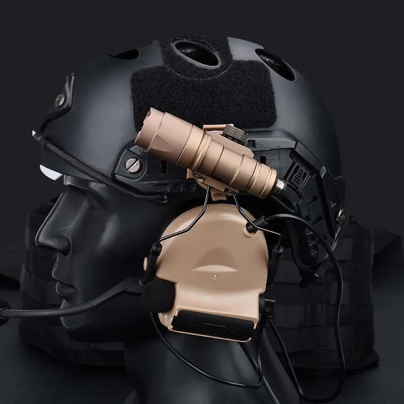 

Wadsn Tactical Headset Bracket Fast Helmet Rail Mount Comtact Headphone Holder Shooting Helmet Suspension Accessories