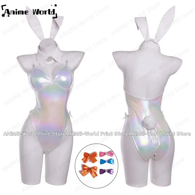 ニーディ・ストリーマー・オーバーロード MGkawaiiAngel-Chan KAngel Ver バニーガール コスプレ衣装,7;k'2.s;9,