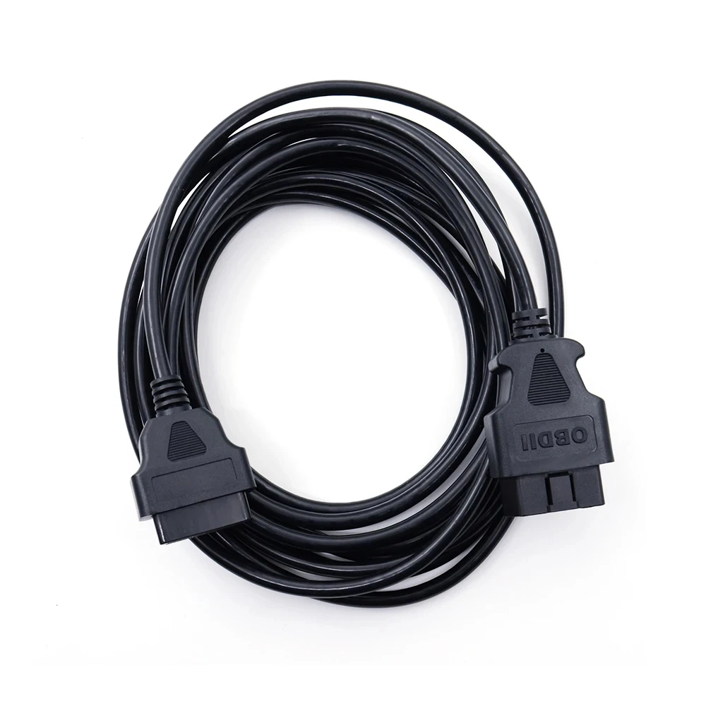 10 Meters OBD2 Extension Cable Connectors 16PIN Male To Female Connector 10 Meters Long For Auto ELM327 Connector Interface
