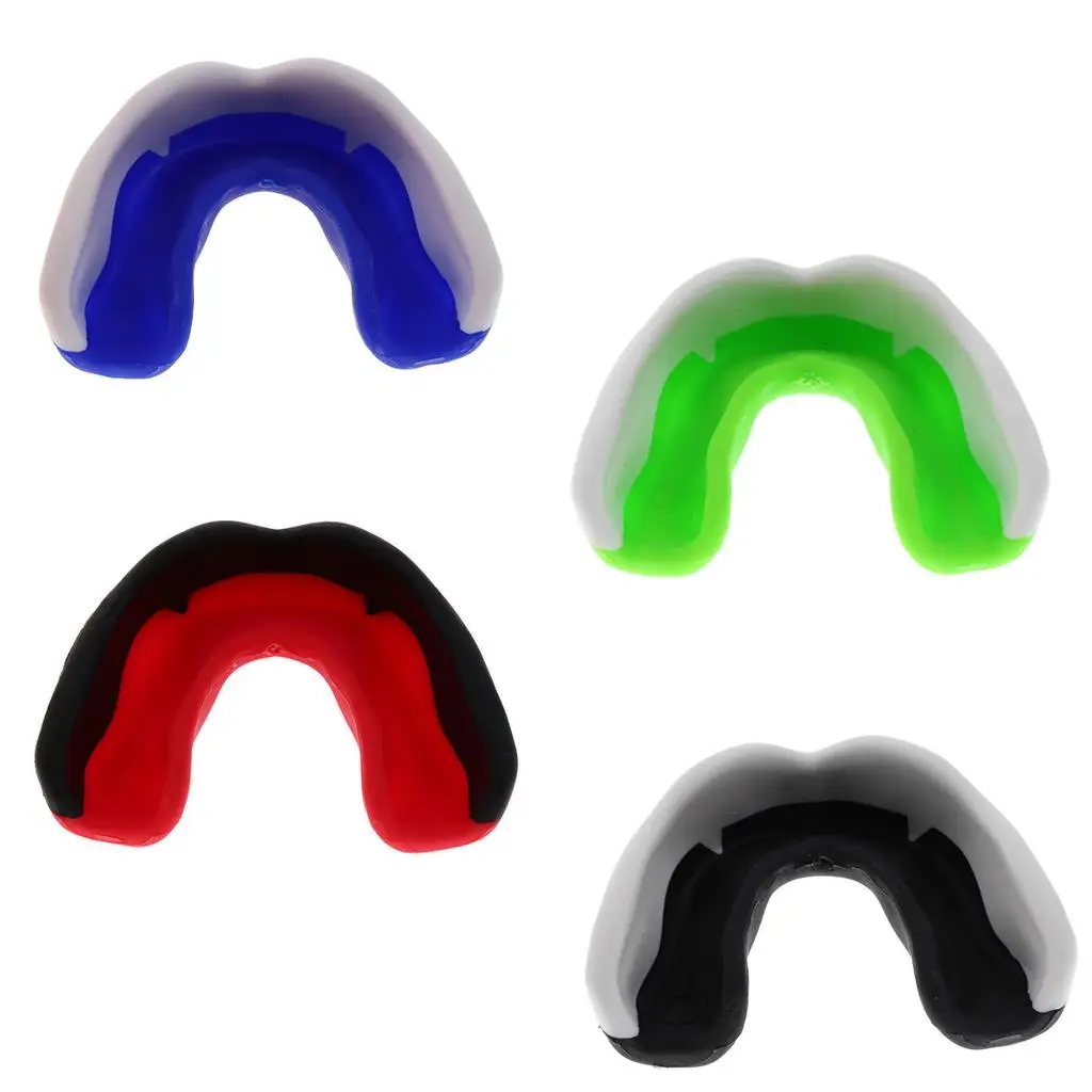 Sports Mouthguard Gumshield Mouth Boxing Basketball with , 4 Colors