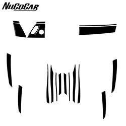 For BMW X5 E70 2006-2013 Piano Black Instruments Center Shift Door Panel Trim Cover Car Interior Accessories Decorative Stickers