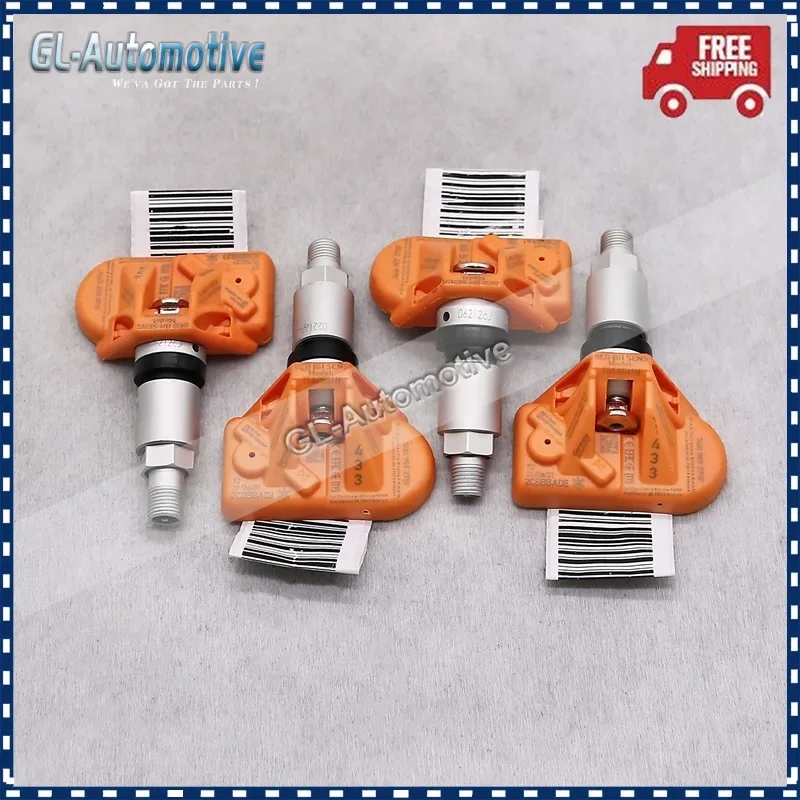 4PCS Tire Pressure Sensor TPMS 433MHZ For Audi  A6 A7 Q5  Volkswagen Passat Golf  Porsche Bentley McLaren Porsche 5Q0907275F