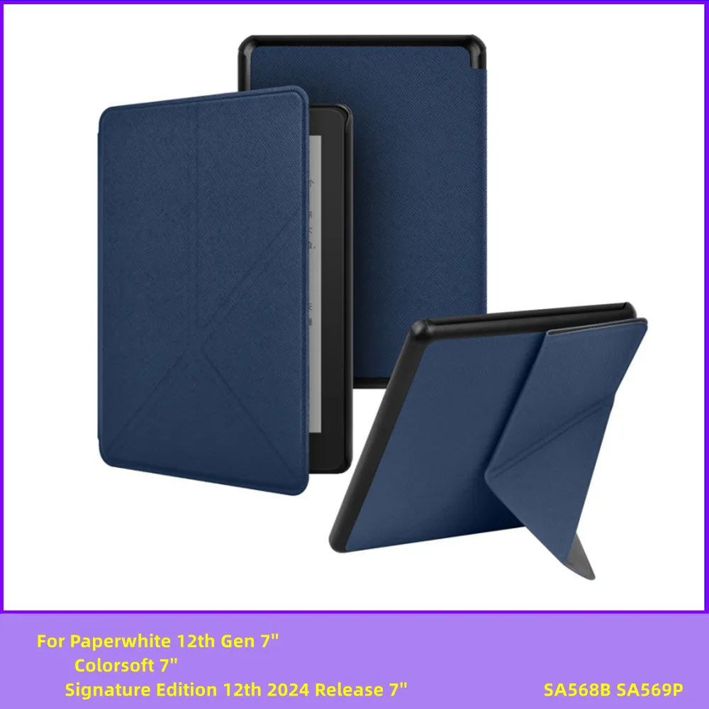 2024 Case for Kindle Paperwhite 12th Gen Colorsoft Signature Edition 12th 2024 Release 7'' SA568B SA569P Ebook Smart Cover