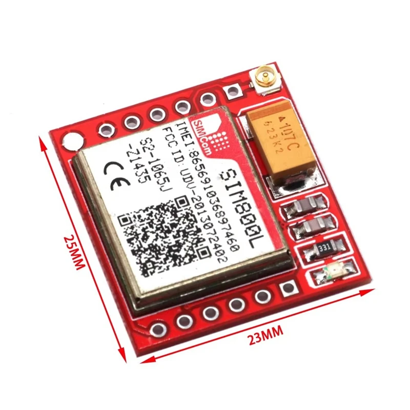 Vente quotidienne SIM800L GPRS GSM Module Core Quad-Band TTL Port série Interface IPX antenne PCB carte Micro-SIM pour Arduino Smart Pho
