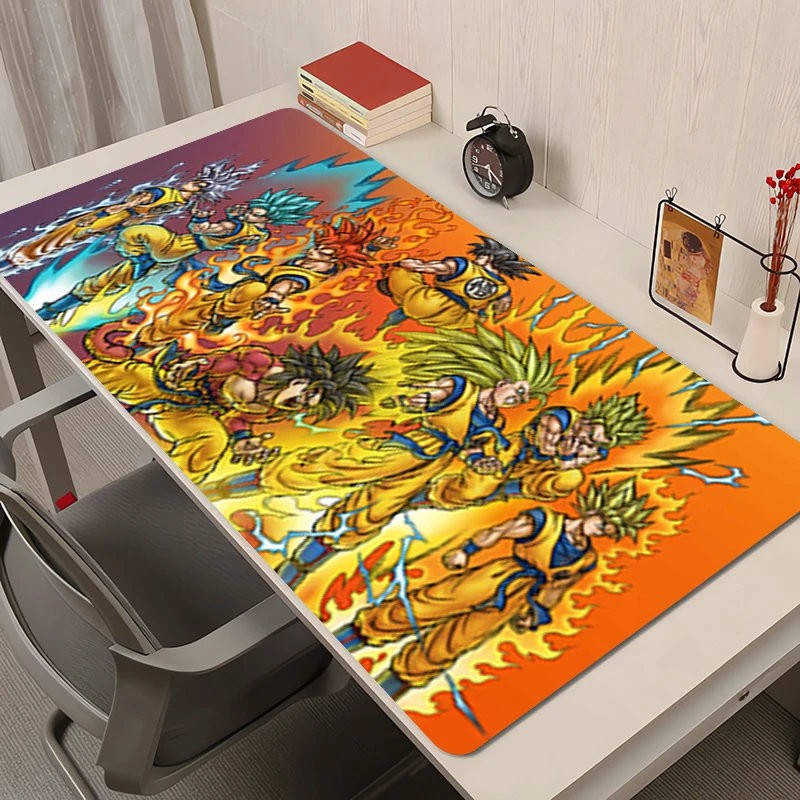 

Mouse Pad Rubber HD Mousepad Office Desk Mat Pattern Gaming Mats Dragon Ball Extended Pad PC Accessories Non-Slip Keyboard Mat
