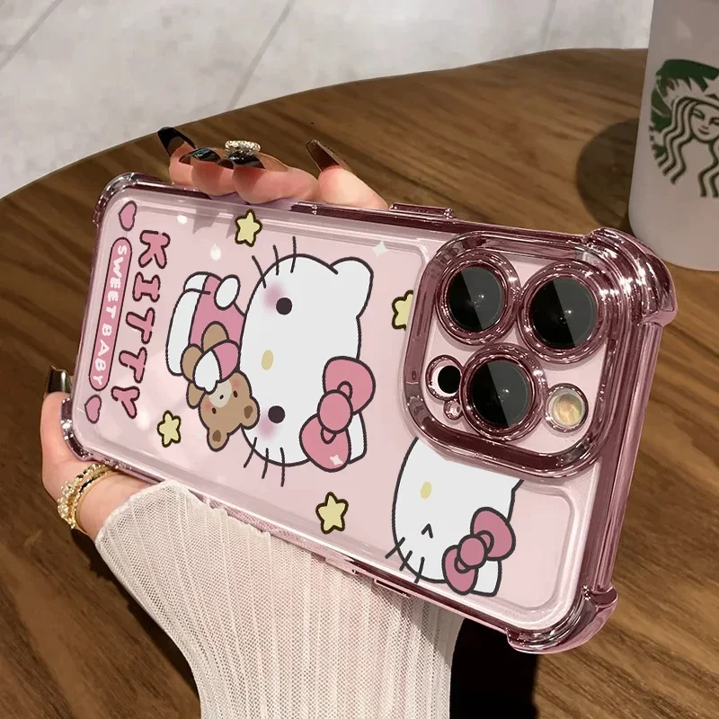 Hello Kitty Phone Case For Samsung Galaxy A56 A16 A55 A35 A36 A34 A26 A53 A52 A52S A33 A23 A24 A25 A15 A14 A05 A05S A04 5G Cover - náhled 2