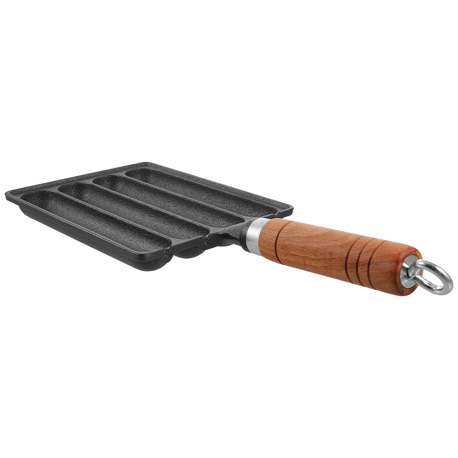 

Sausage Pot Cooking Pan Small Griddle Meat Pie Mold Cast Iron Skillet Baking Mold Hot Dog Grilled Tool BBQ Supply Outdoor