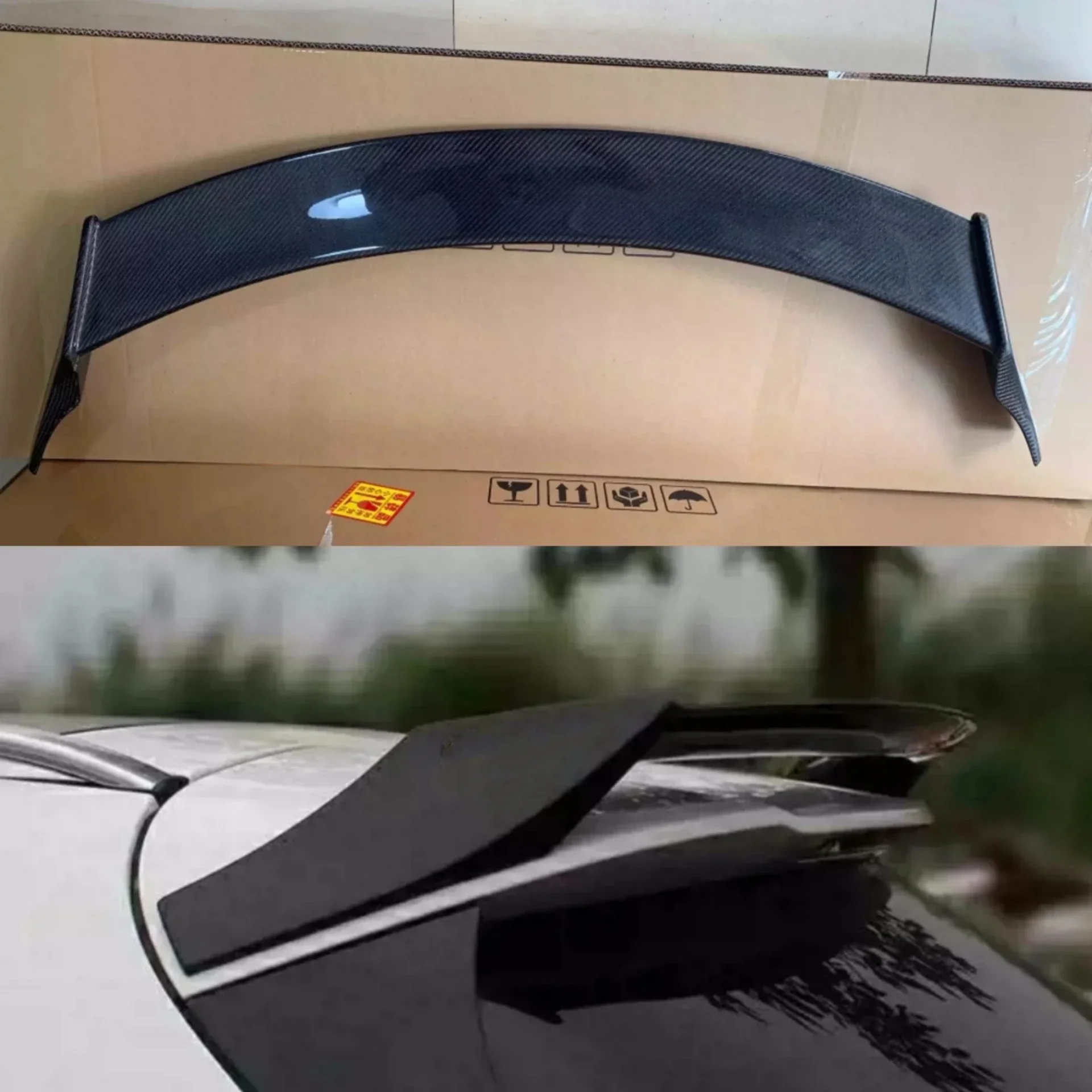 

Body Kit Real Carbon Fiber Top Wing for Mercedes Benz GLA X156 Convert Spoiler Surround Car Accessories