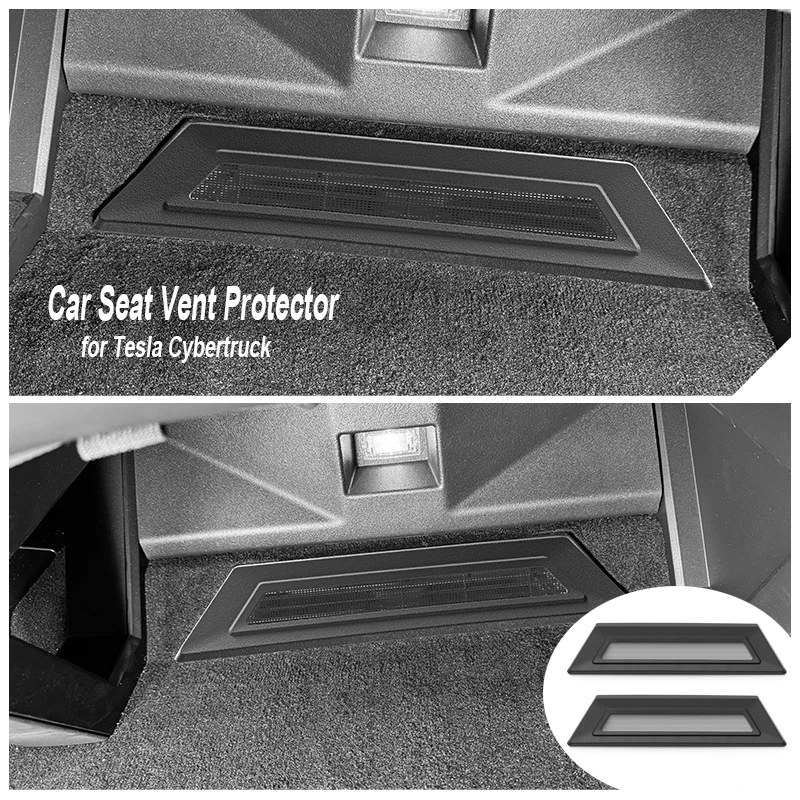

Car Seat Vent Protector for Tesla Cybertruck Underseat Anti-congestion Blockage Protective Cover Net ABS Car Tuning Accessories