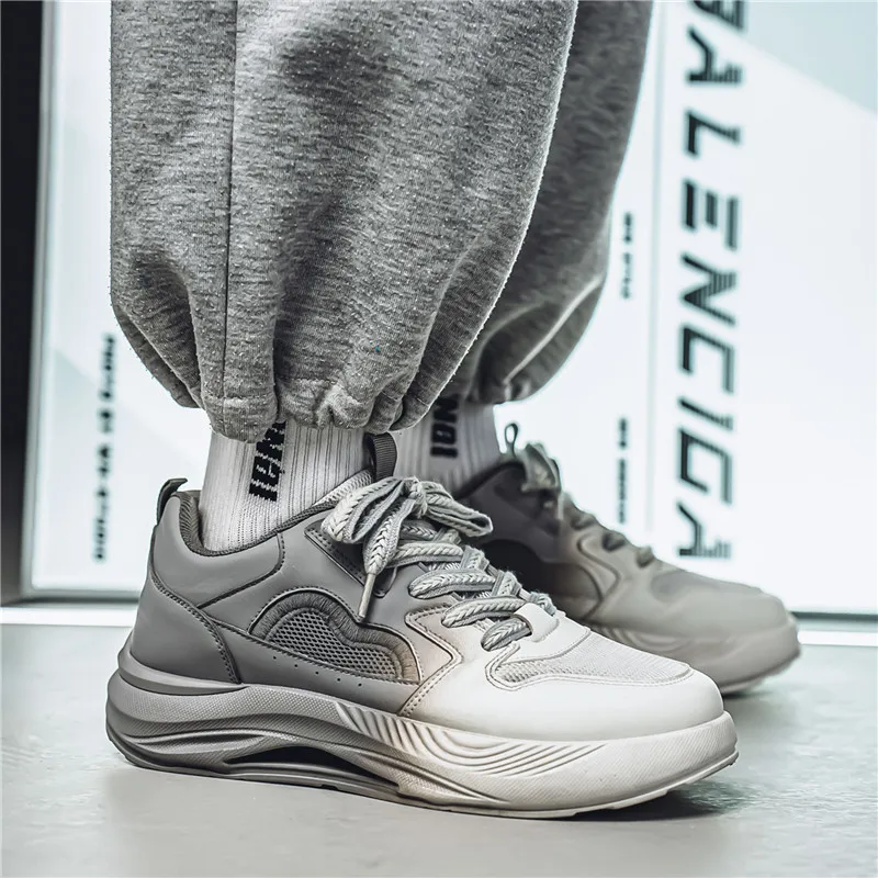 JY Herren neue Freizeitschuhe Sneakers Farbverlauf zweifarbige Boardschuhe Trendschuhe
