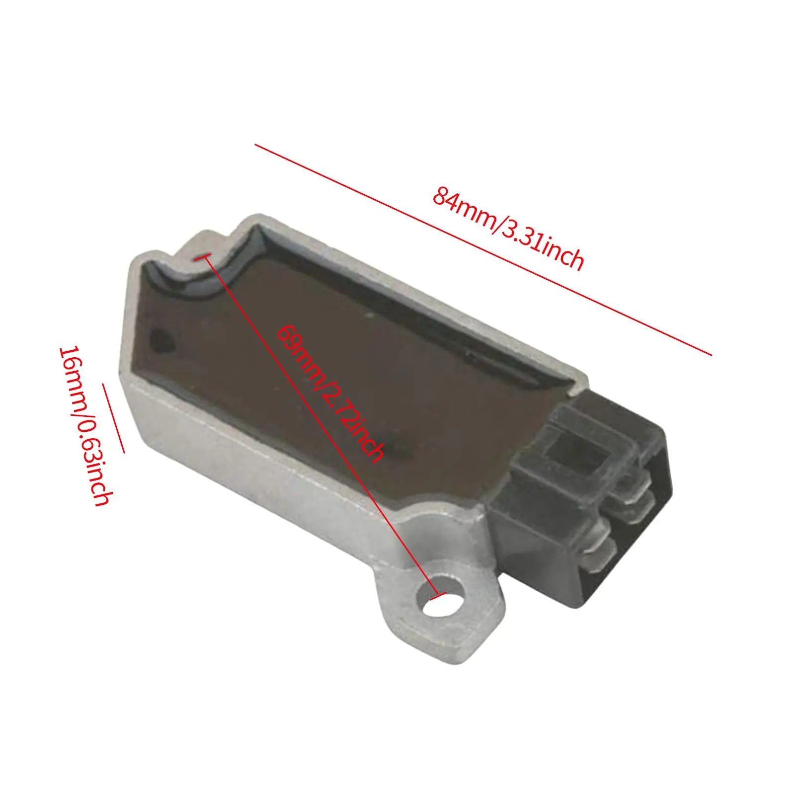 

Electrical Motorcycle Voltage Regulator Rectifier Fit for Yamaha 1JK-81960-A1-00 47x-81960-A1-00 47x-81960-A3-00 Parts Aluminum