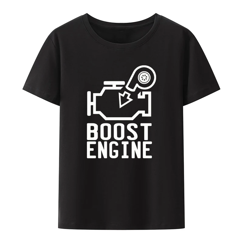 Check Engine T Shirt Rennfahrer Petrol Head Fun Auto Racer Driver Car Printed Tee Shirt Men Women Casual Streetwear Tops