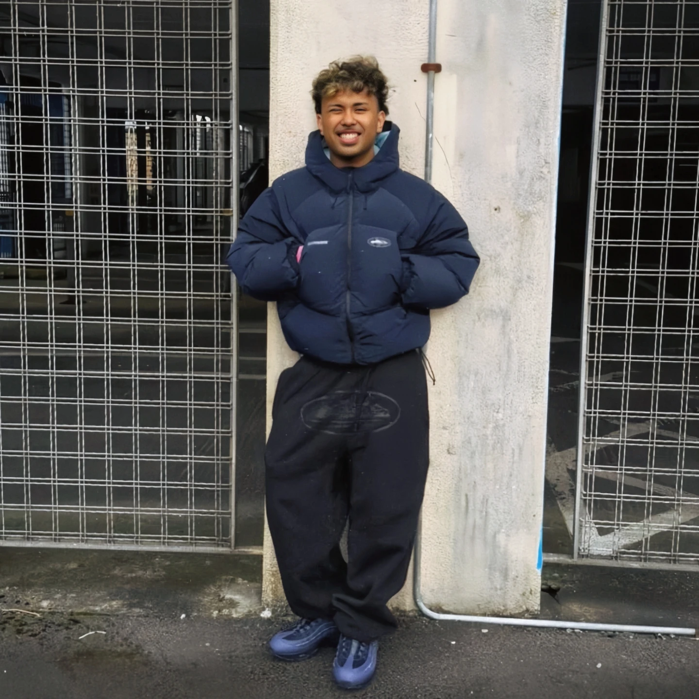 

Warmth Du down Hooded Jaet American Hip Hop Sle Youth Trendy Long Sve Casual Outerwear for Teens in Winter Season