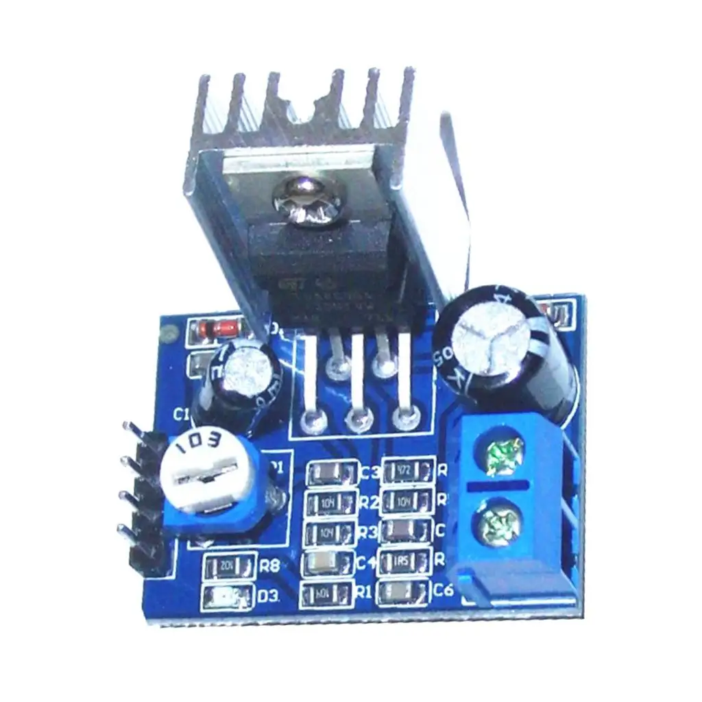 TDA2030A Power Amplifier Board Mini Module Adjustable for Subwoofer Speaker Enhancement 5-12V