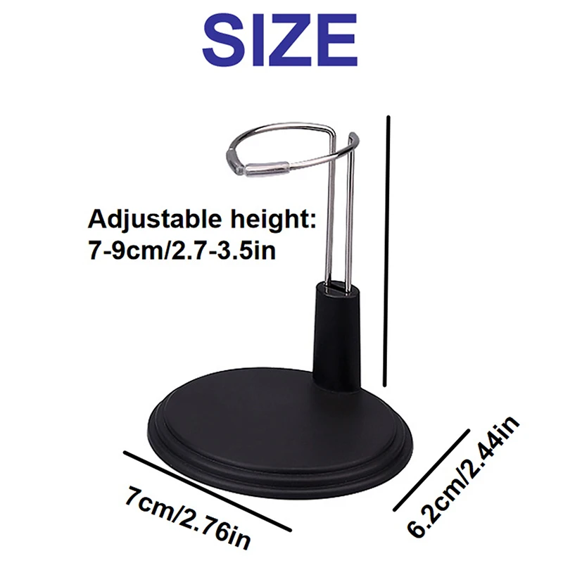 1Pcs Adjustable Doll Stand Compatible With 6.8 Inch Dolls 15/17cm Doll Stand Holder Compatible Doll Accessories