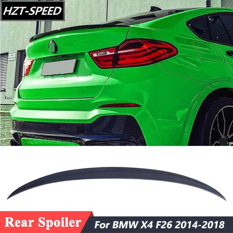 

P Style Carbon Fiber Material Rear Wing Trunk Spoiler For BMW X4 F26 2014-2018