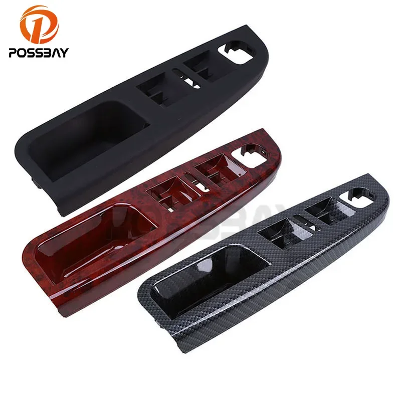 POSSBAY ABS Car Door Window Switch Control Panel Bezel Cover for VW Golf 5 Car Replacement Car Door Handle Switch