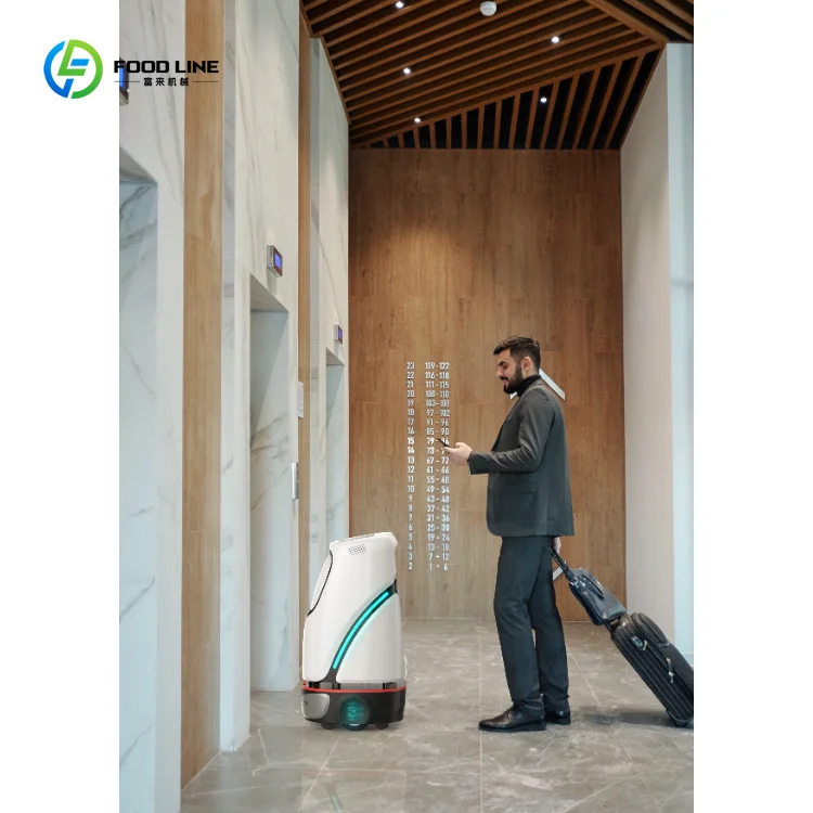 

Еда Self Drive Доставка робота-трека Ресторан на открытом воздухе для отеля