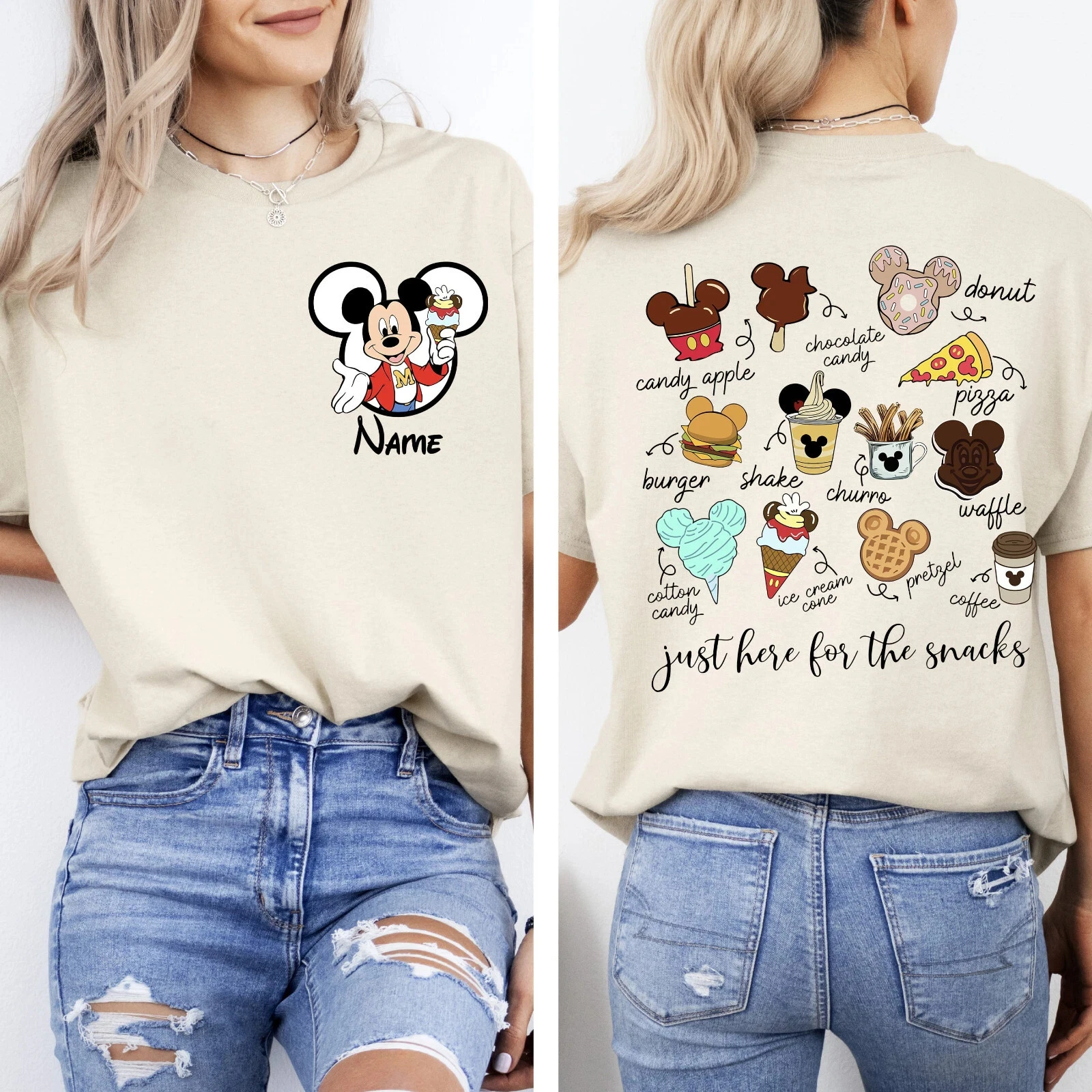 

2025 Autumn T-shirt Cotton Plus Size Women's Clothing Disney IP Mickey Pattern Elements Print Comfortable For Daily Wear