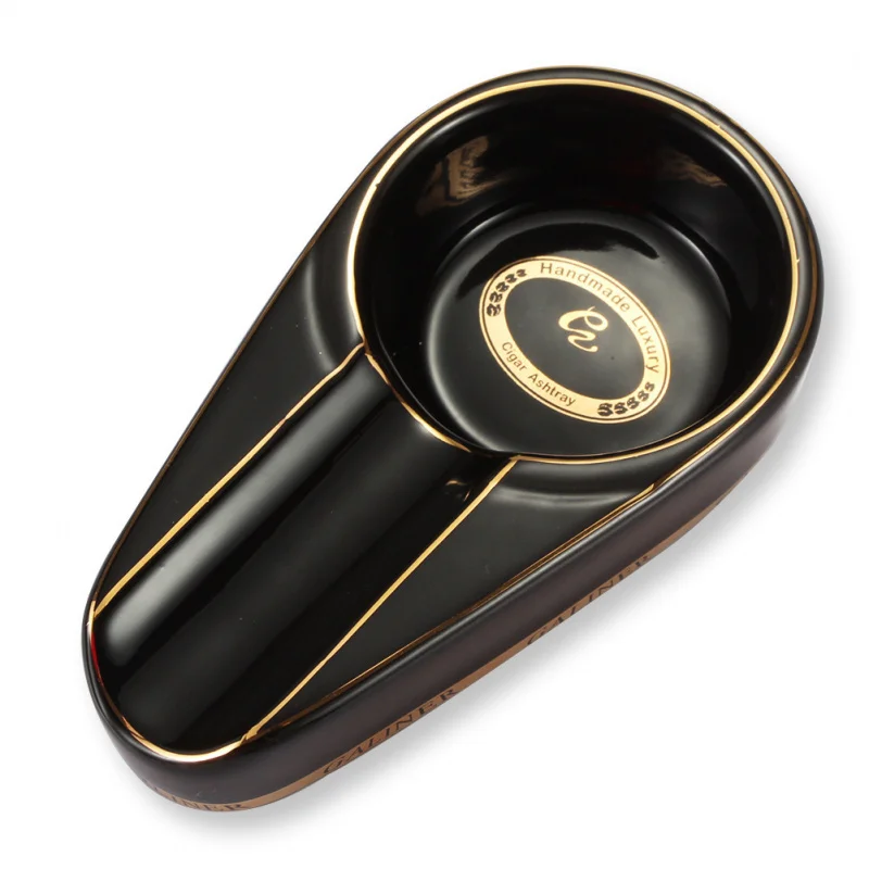 

Cigar Gadgets Home Cigar Ashtray Portable Ceramic Cigars Ash Tray Tobacco Cigarette Ashtrays Holder