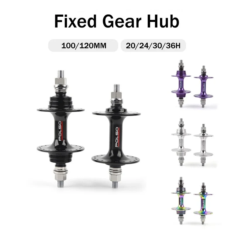 

Односкоростные велосипедные ступицы с фиксированной передачей, алюминиевый сплав 20H, 24H, 28H, 32H, 2 герметичные подшипники, суппорт, тормоз, аксессуары для велосипеда