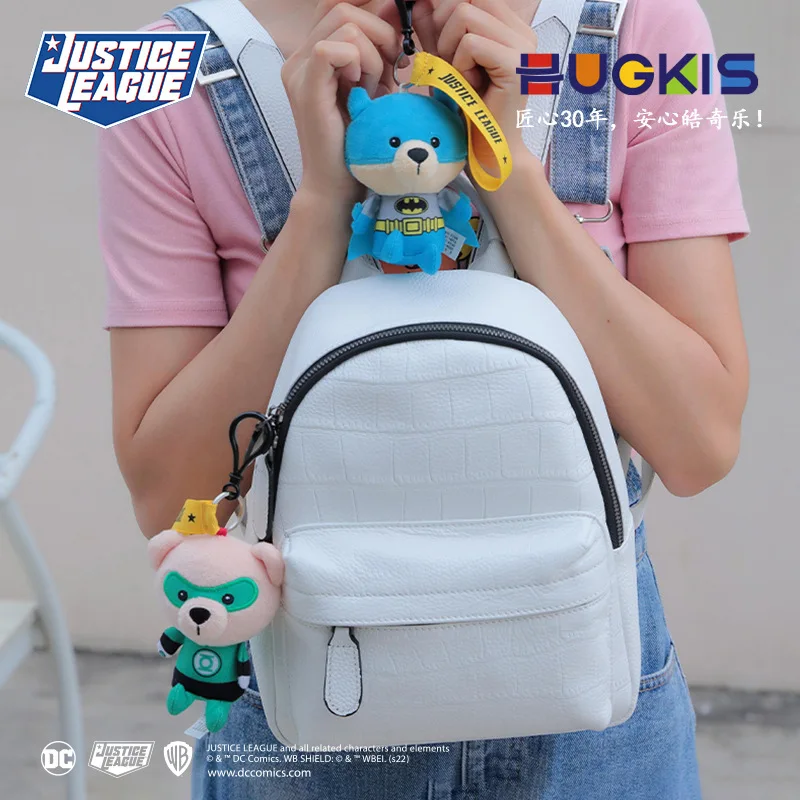 HUGKIS Justice League Batman Wonder Women Plush Co-branded Teddy Bear Doll Toy Cute Anime Movie Peluche Doll Birthday Gift - view 3