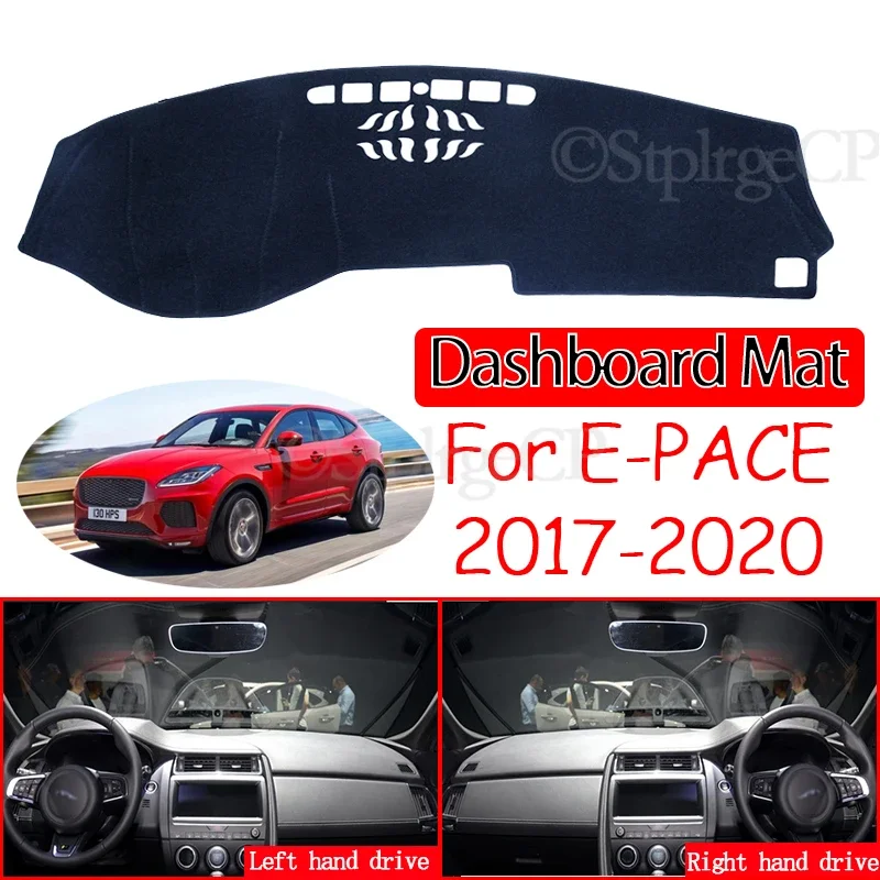 Alfombrilla antideslizante para salpicadero, alfombrilla protectora para salpicadero, accesorios EPACE E PACE para Jaguar E-PACE 2017 2018 2019 2020