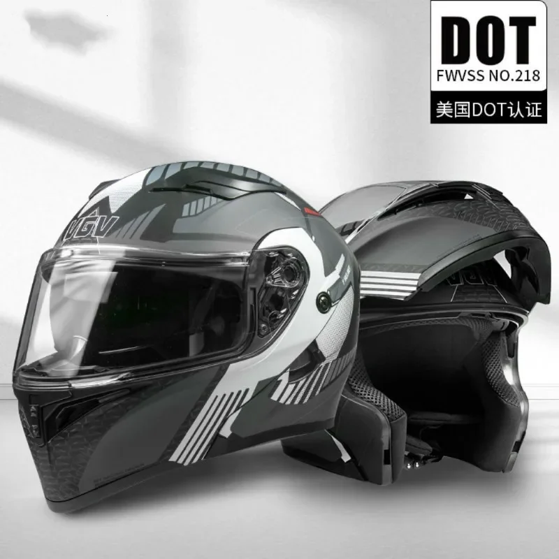 การรับรอง 3C Barefaced Double Male Locomotive Helmet หมวกกันน็อครถจักรยานยนต์ Four Seasons Bluetooth Machine Capacete Cascos