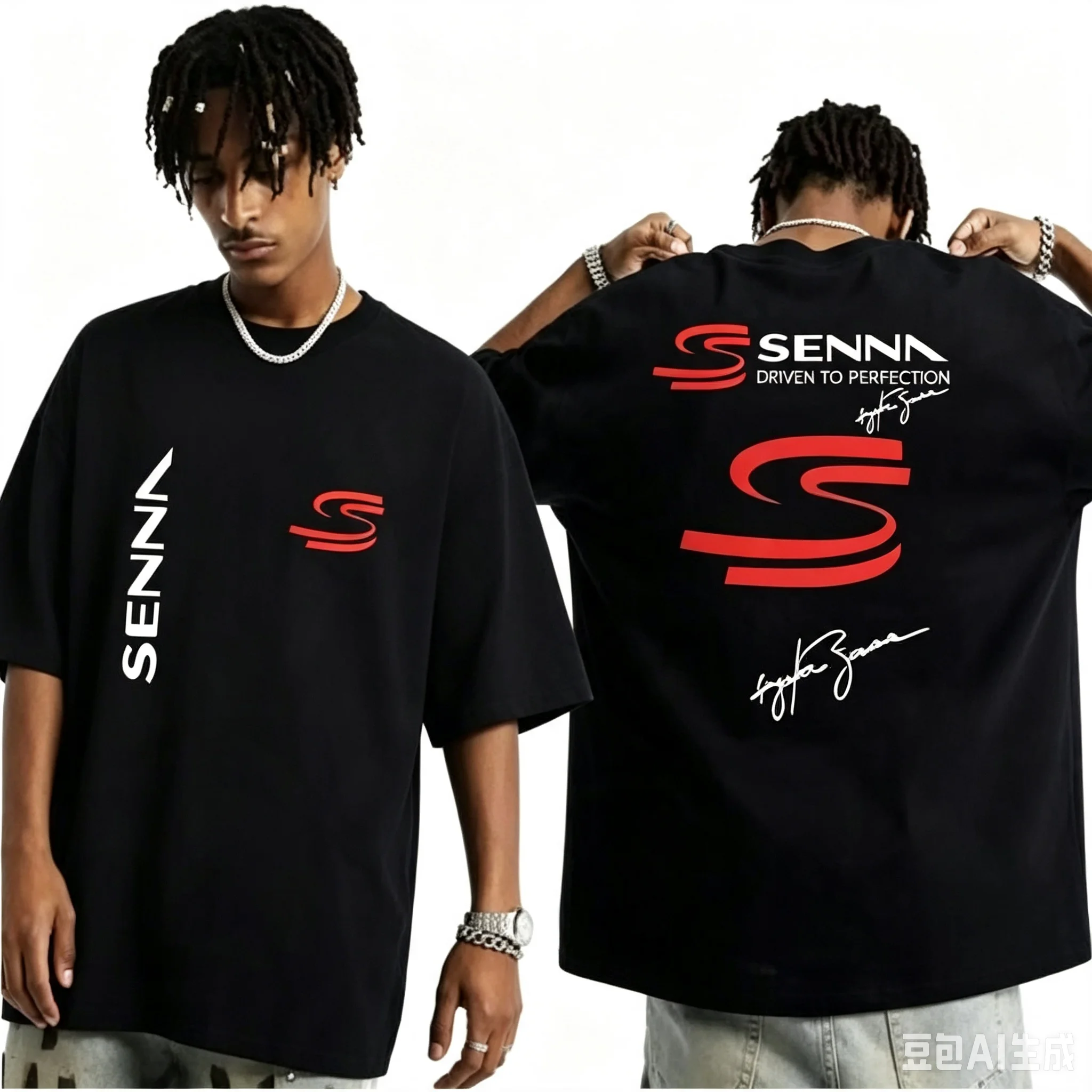 Ayrton Senna Brazilian Legend Kids T-shirt Men's Women's Summer Cotton Y2K Clothing Breathable Fashion Hip Hop Short Sleeve Tees