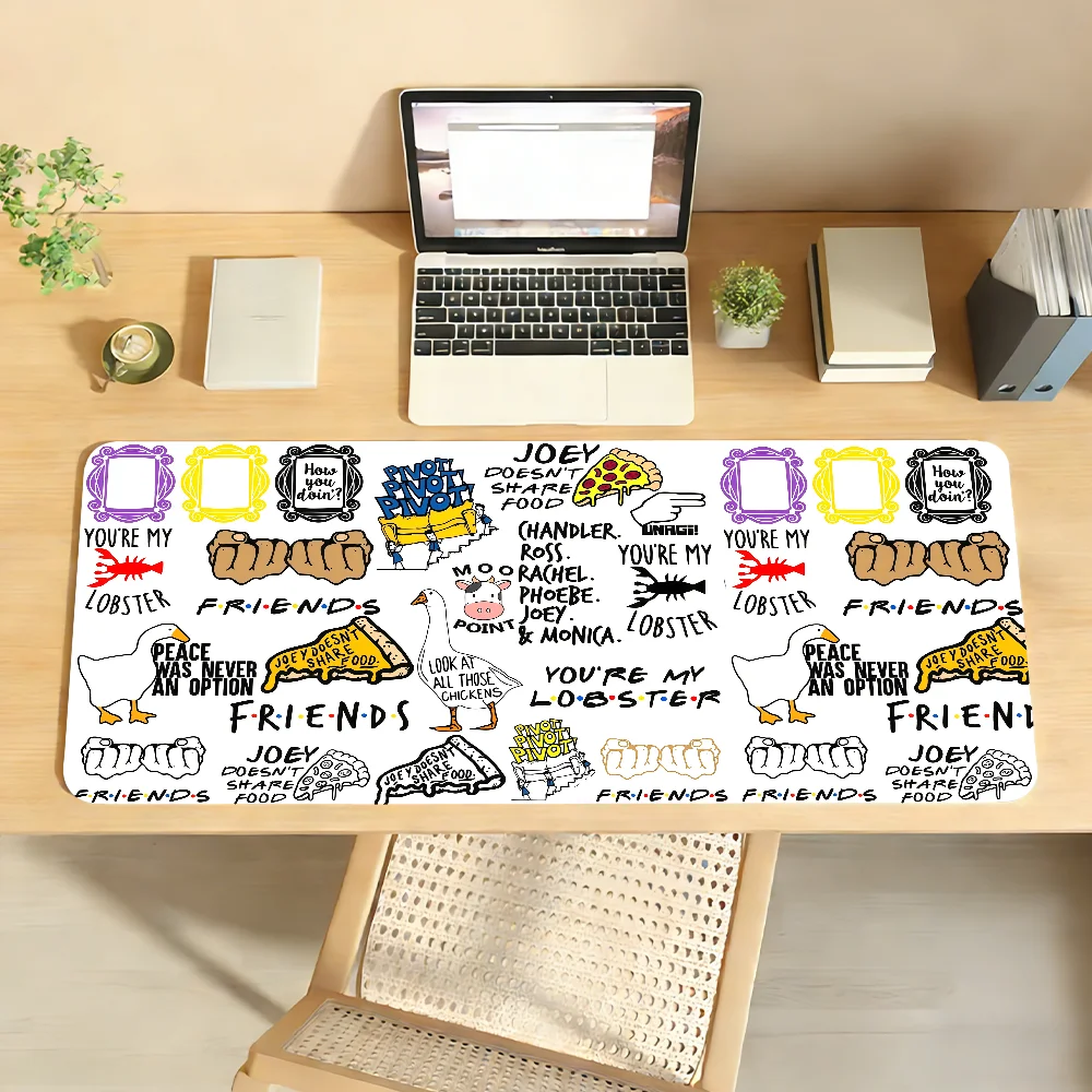 Class TV Show Friends Mouse Pad For Office Gaming And Keyboards Non-Slip Large Waterproof