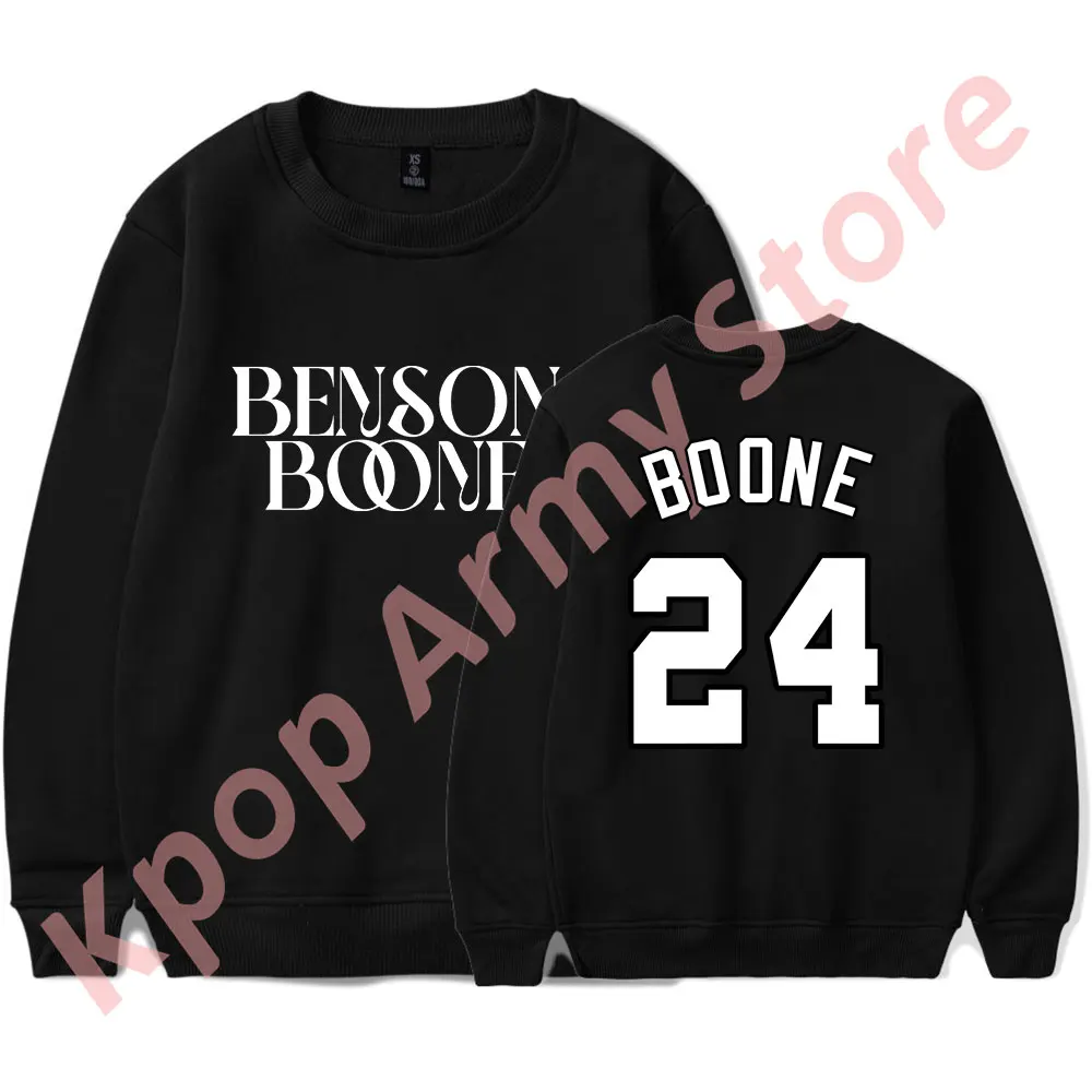 Benson Boone 24 Crewneck Fireworks And Rollerblades Tour Logo Merch T-Shirts Cosplay Women Men Fashion Sweatshirts