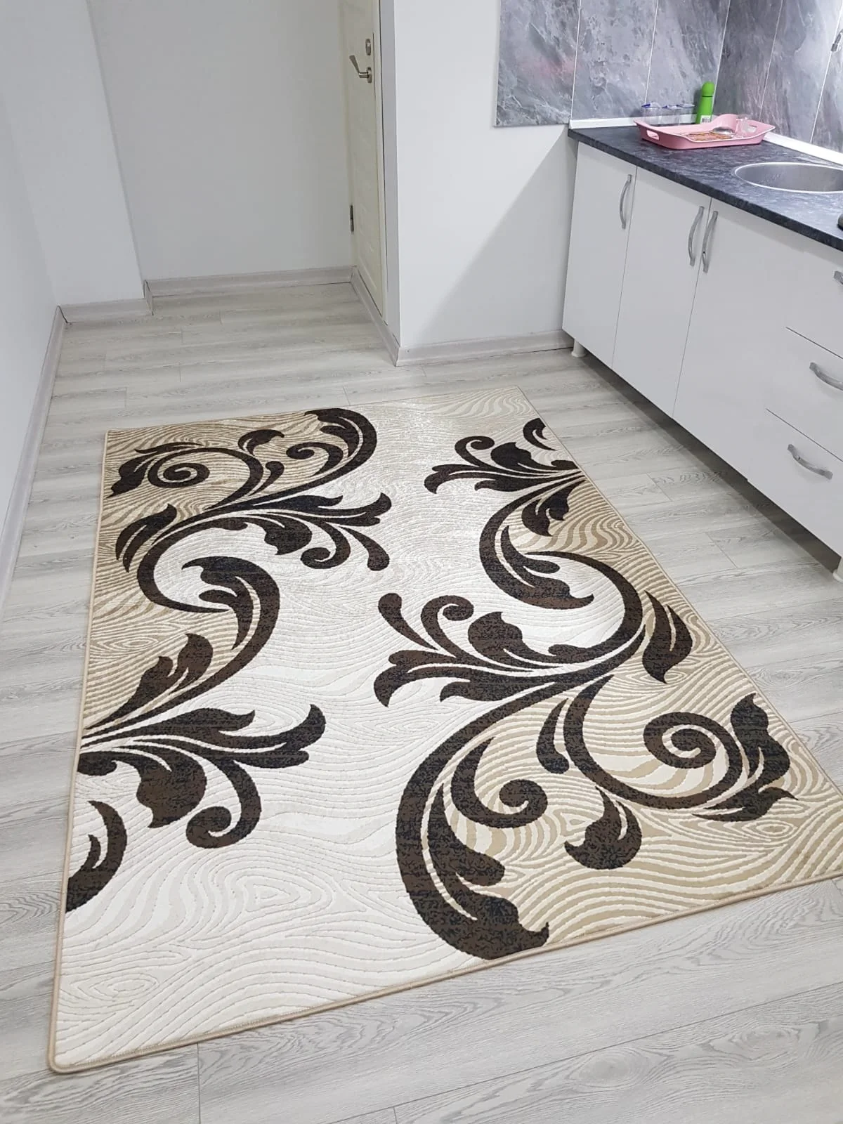 Custom Cut Antibacterial Non Slip Leather Living Room Bedroom Corridor Kitchen Carpet Rugs carpets for living room Lounge Rug