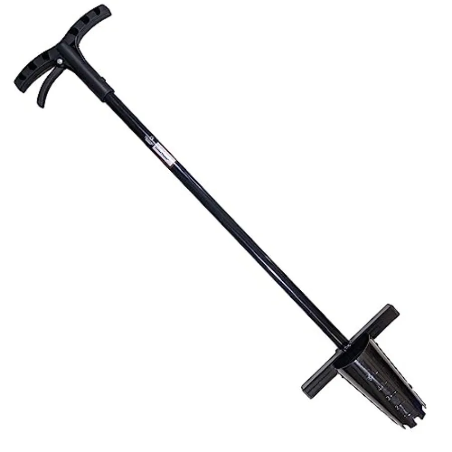 

Bulb Planter Long Handle 39" Garden Tool - Walden Perfect Planter with Foot Bar for Tulips, Daffodils, Flowers - Heavy Duty Ste