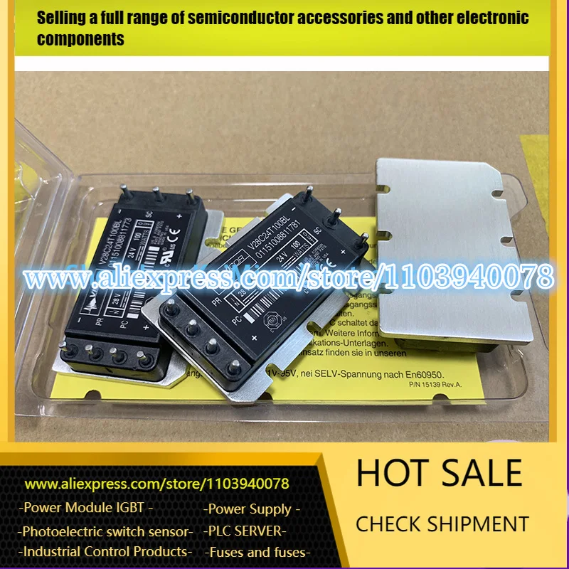 

Тиристорный модуль V28C24T100BL V28C24T100BL V24C24T100BL V24C5T100BL V24C15T100BL V24B5T150BL V48C15E75BG
