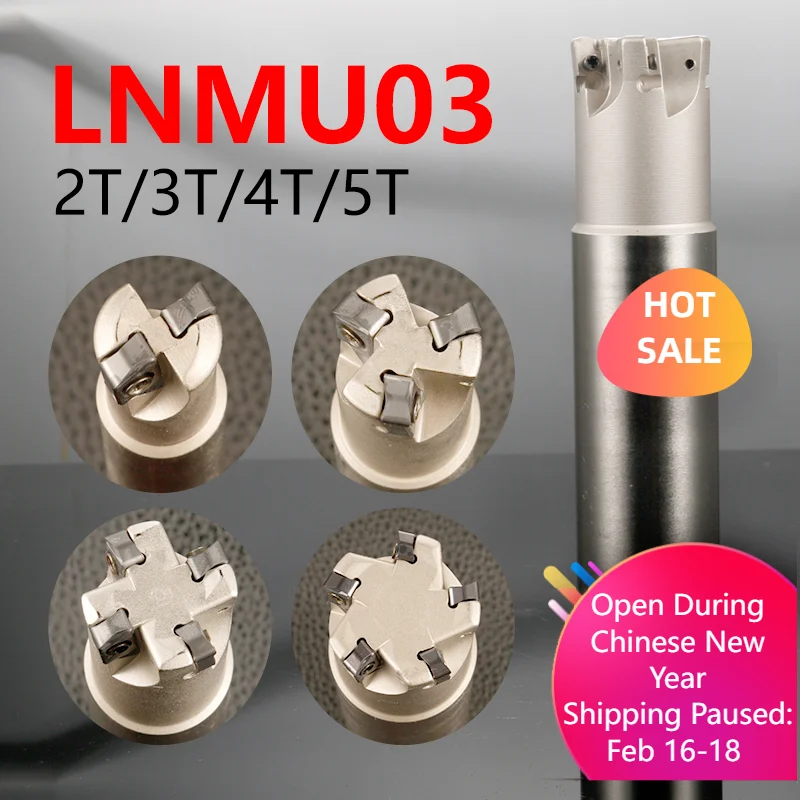 

Держатель LNMU03 Токарный станок с ЧПУ, индексируемый фрезерный станок, фрезерный станок с быстрой подачей для фрезерной пластины LNMU0303ZER