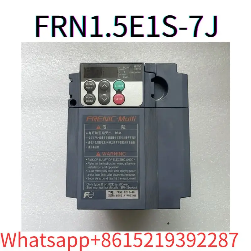 

second-hand Frequency converter FRN1.5E1S-7J tested ok