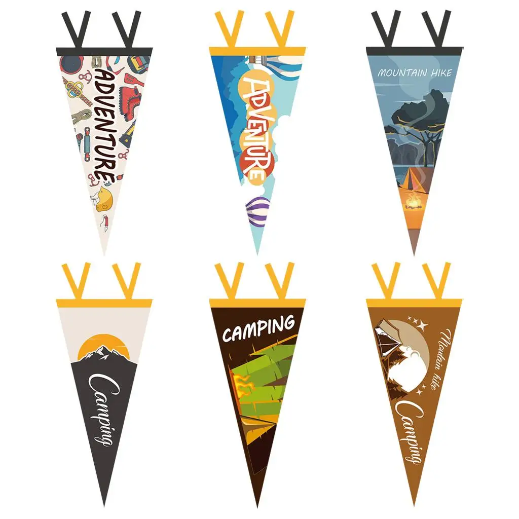 Outdoor Pennant Banner Fishing Backyard Garland Bunting Flag