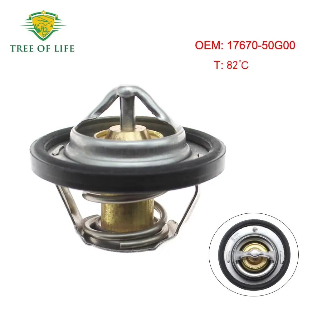 

Термостат охлаждающей жидкости двигателя 17670-50G00 для SUZUKI SWIFT SUBARU JUSTY NISSAN MICRA 17570-74001 21200-KA050 21200-KA151 337-82K
