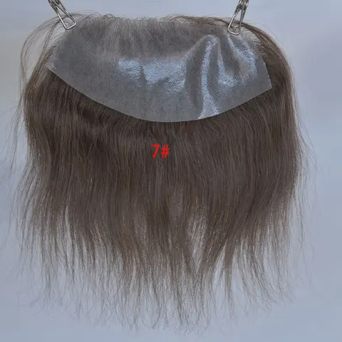 Мужской парик-накладка Eseewigs, коричневый, из полиуретана, 7x16 см
