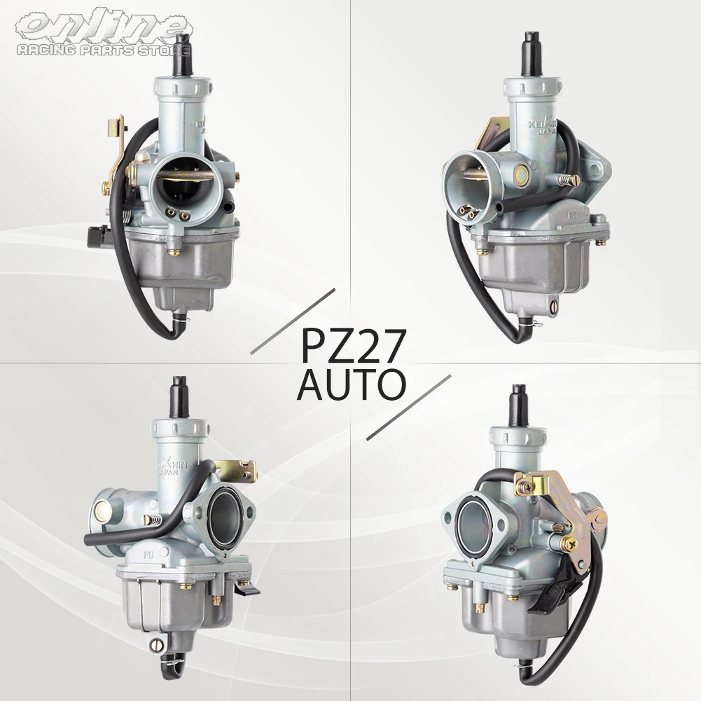 PZ27 Carburetor 27mm Carburador For CG125 CG150 CG200 TR250 175CC 200cc 250c  TXM155 ATC200X AKT150 ATV Quad Go Kart Dirt Bike