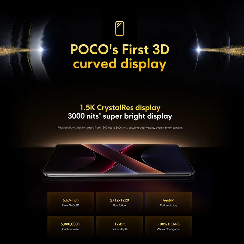 Рисунок 6 - Смартфон POCO X7 Global Version с AMOLED-дисплеем 6