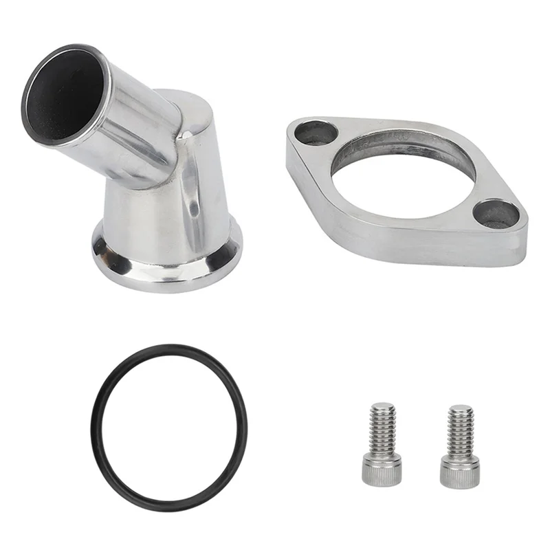 45-Grad-Wasserhals-Thermostatgehäuse für Chevy SBC BBC 283 302 305 327 350 400 396 427 mit Schrauben und Dichtungsring
