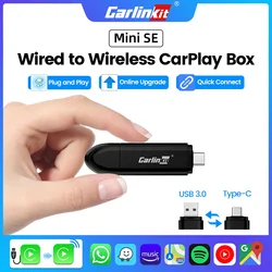 CarlinKit Wireless Carplay Adapter Smart Mini Wired to Wireless CarPlay Car USB Box OTA Update 2.4&5G Wifi Adapter for Mazda VW