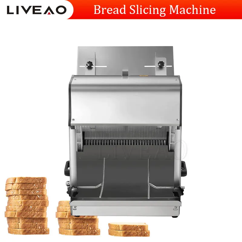 

Automatic Continuous Loaf Burger Toast Slicer Bread Cutter Toast Automatic Bread Slicing Machine