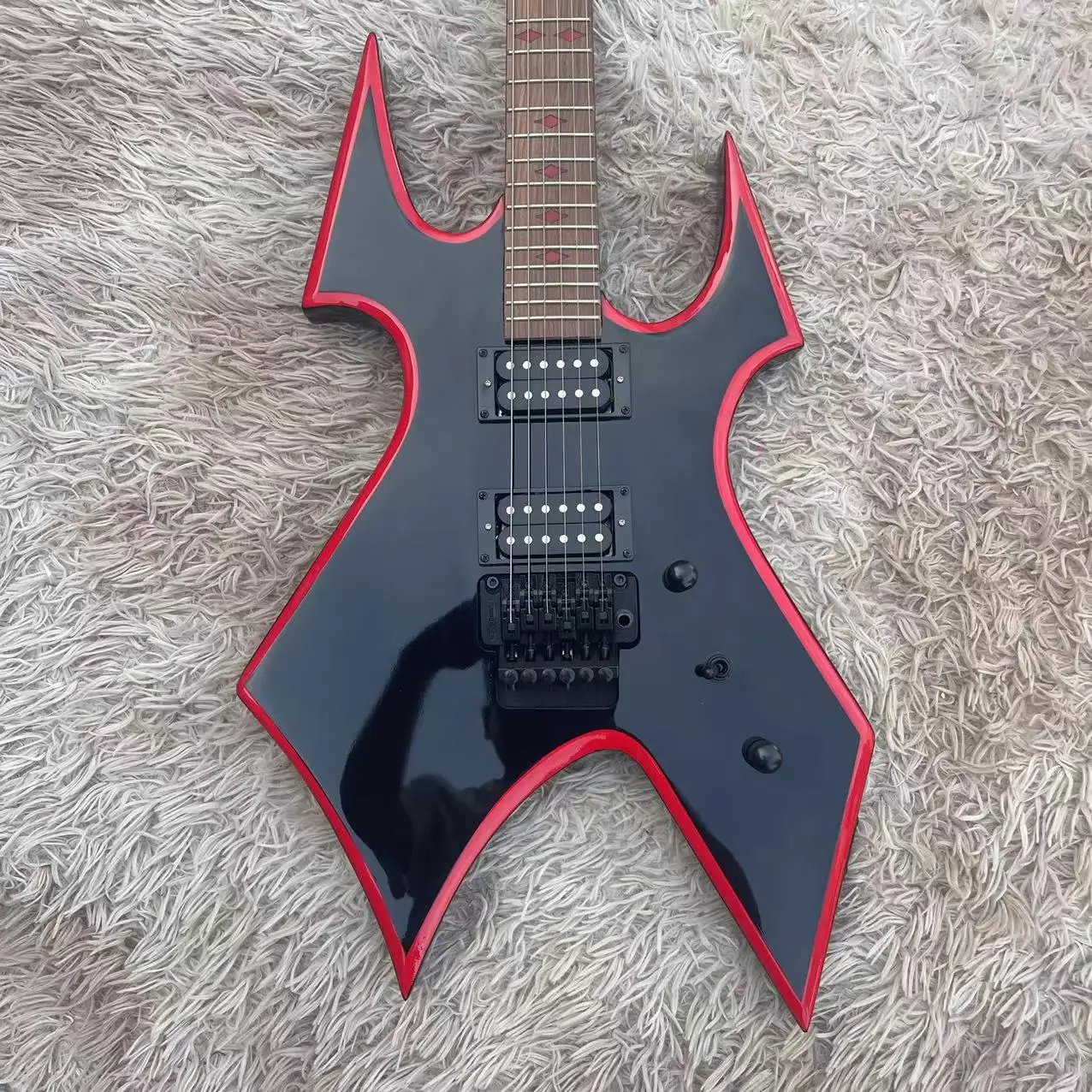 Guitar 6-string b. c electric guitar, black guitar with high gloss, factory real picture, can be shipped upon order, free delive