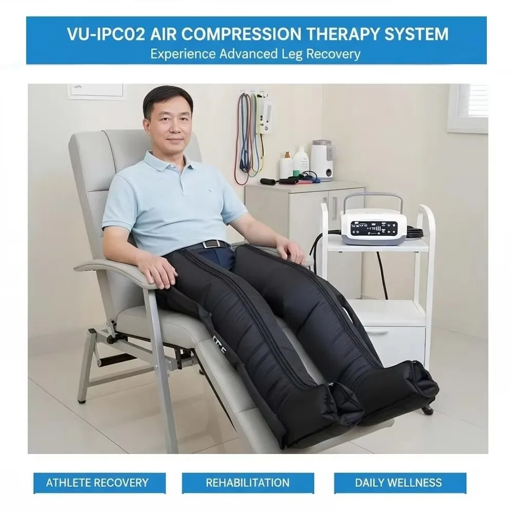 Physical  Clinic Use CE MDR 4-Chamber Air Compression  Machine for Leg Arm Waist Recovery