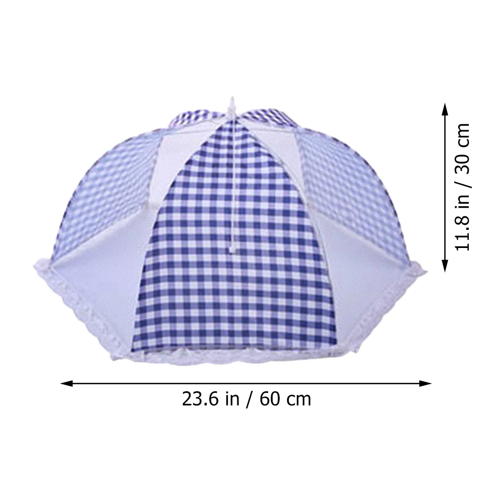 

2 Pcs Food Cover Tent Covers Reusable Fudge Meal for Mesh Cloth Foldable Household Umbrella Protective